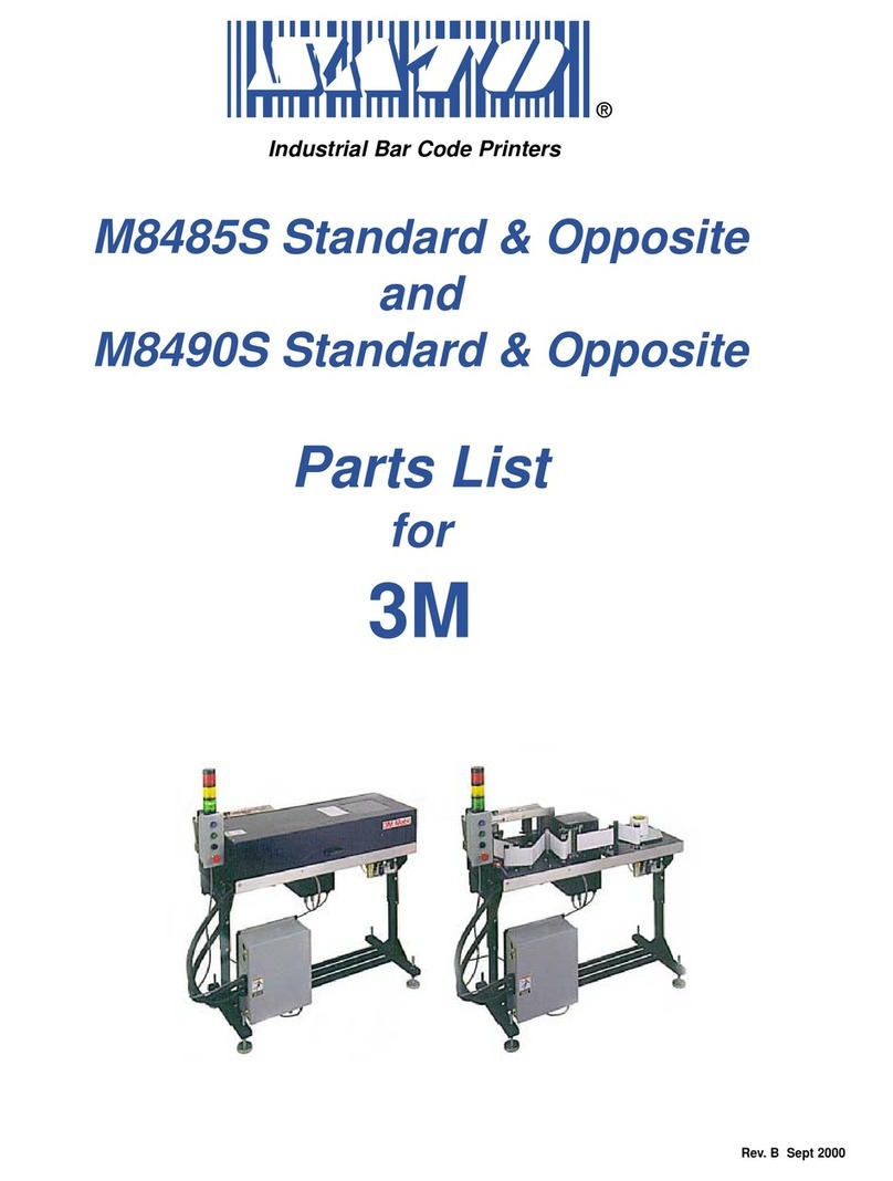 SATO M8485S User manual