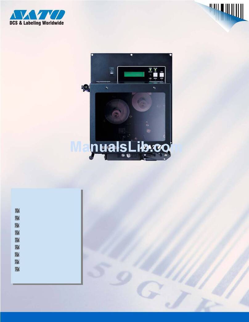 SATO M-8485Se Series User manual
