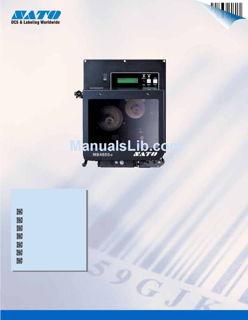 SATO M-8465Se User manual