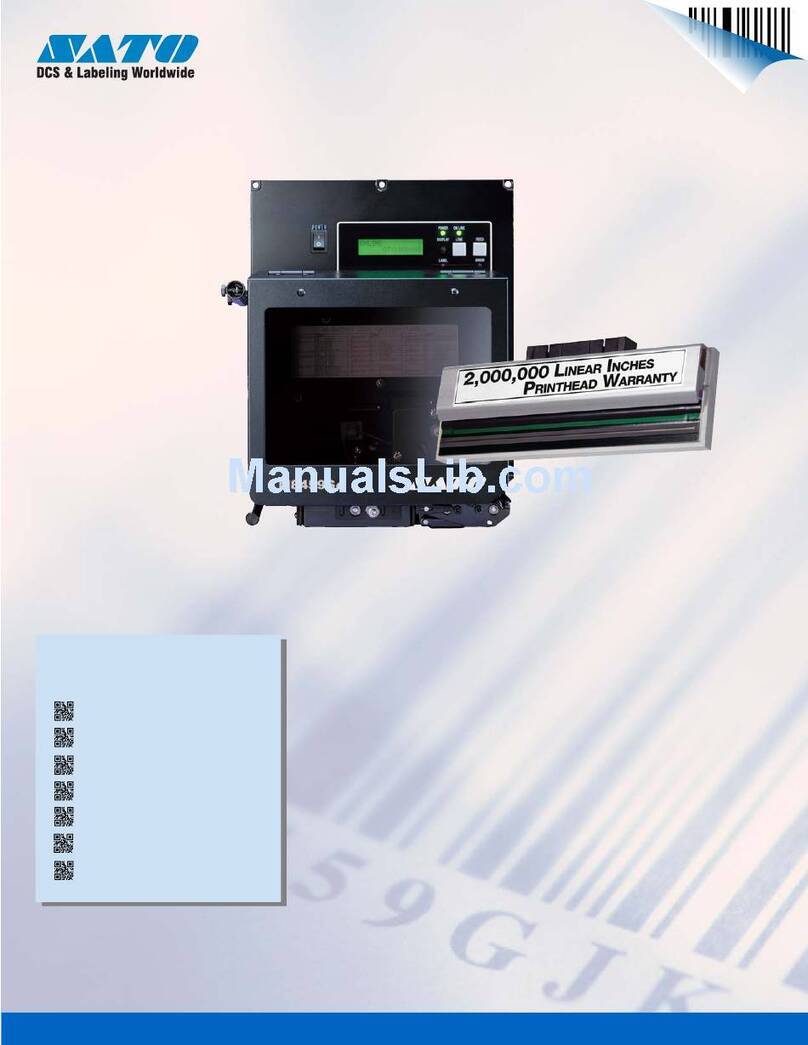 SATO M-8459Se Series User manual