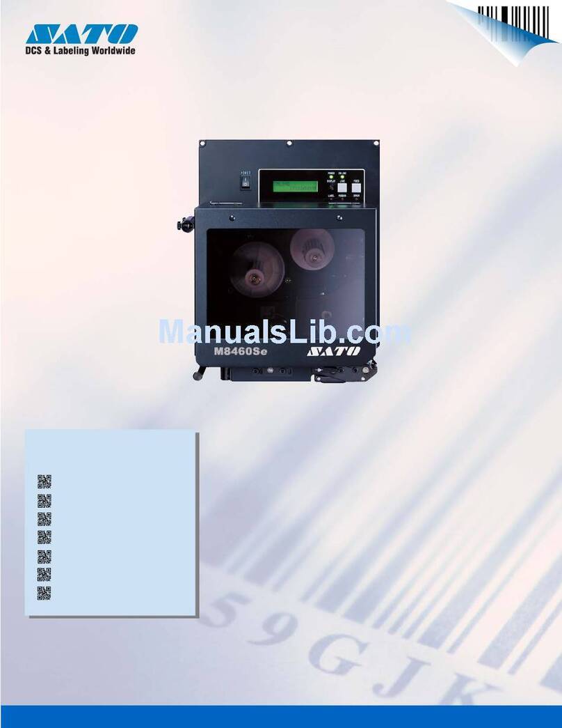SATO M-8460Se Series User manual