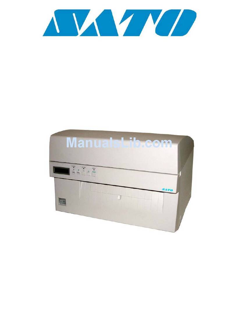 SATO M10e Series User manual SATO M10e Series User manual