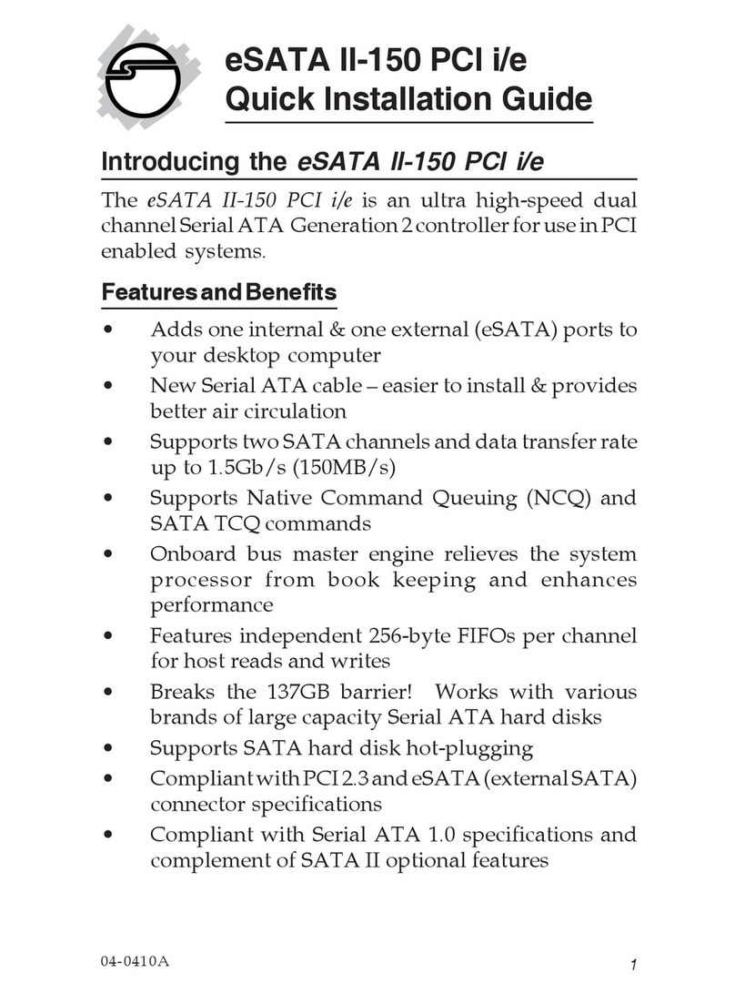 SIIG CE-E01012-S1 User manual