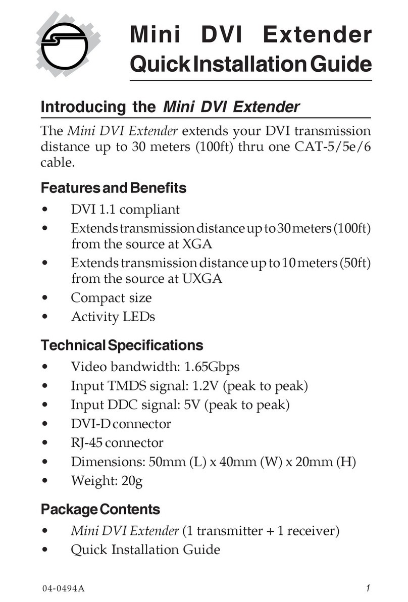 SIIG CE-DV0061-S1 User manual
