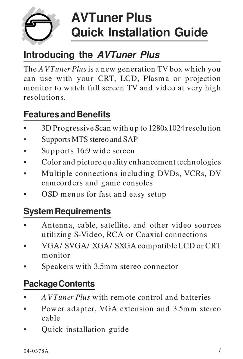 SIIG CE-AV1012-S1 User manual