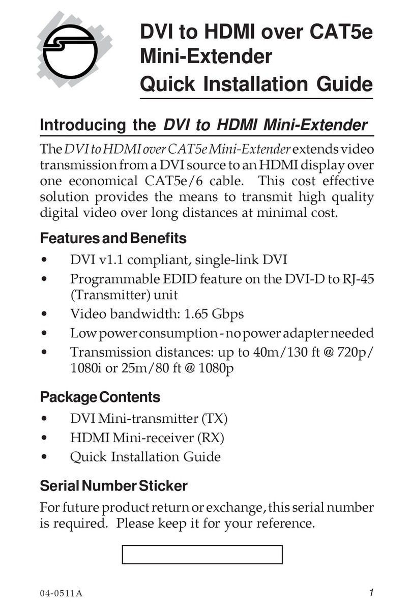 SIIG CE-D20012-S1 User manual