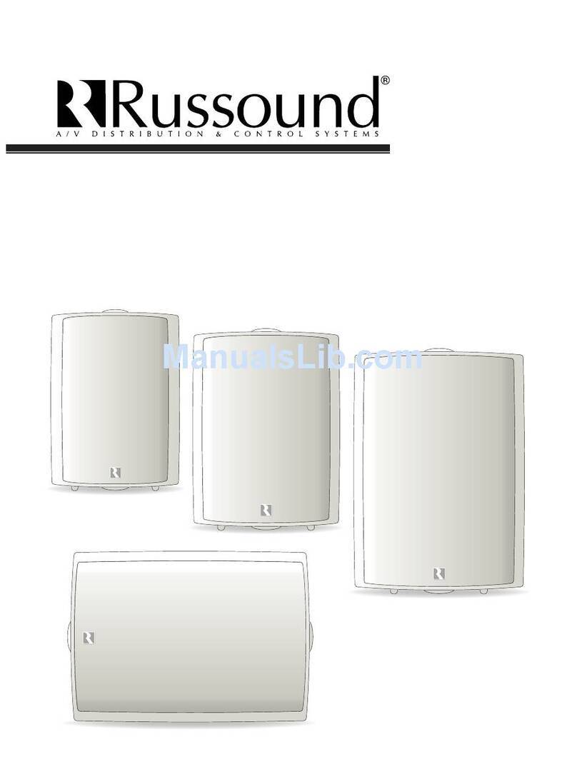 Russound OB Solo W instruction manual