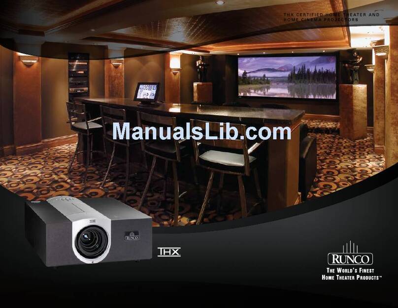 Runco RUNCO Video Xtreme VX-2000d User manual