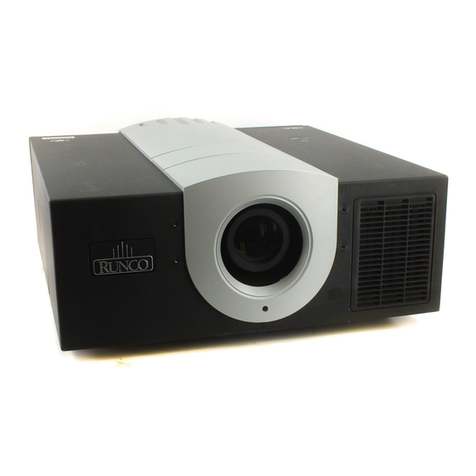 Runco Reflection CL-810 CineWide Operation manual