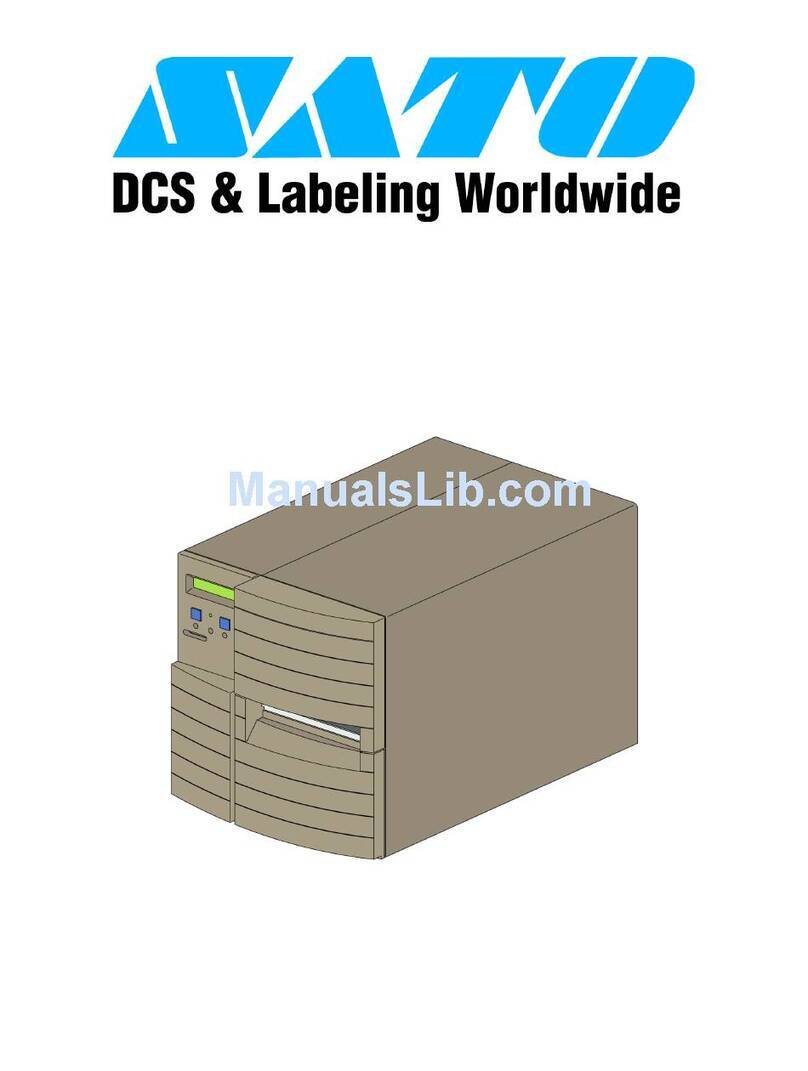 SATO LM408e User manual