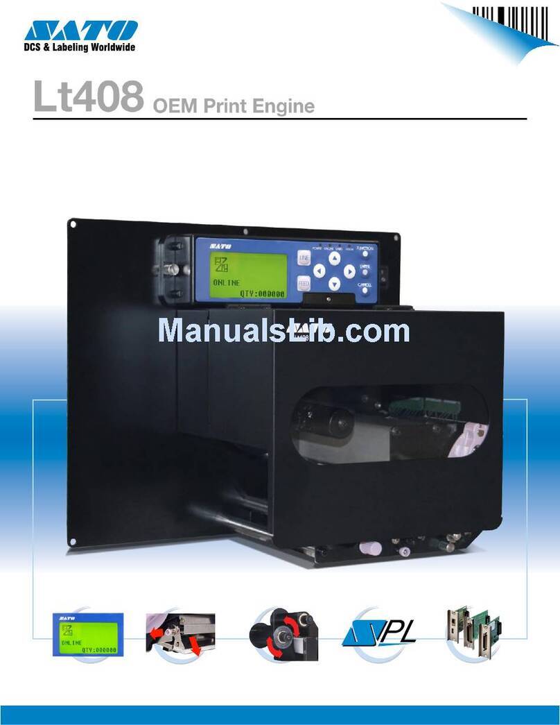 SATO LT408 Specifications