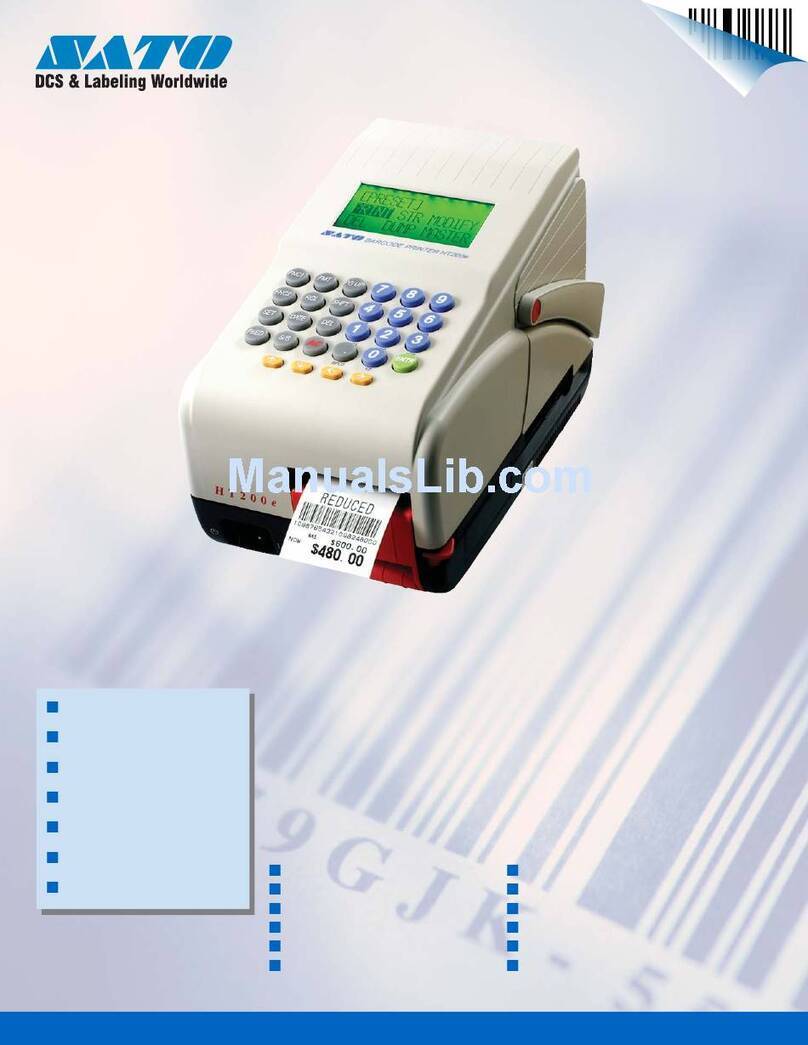 SATO HT200e User manual