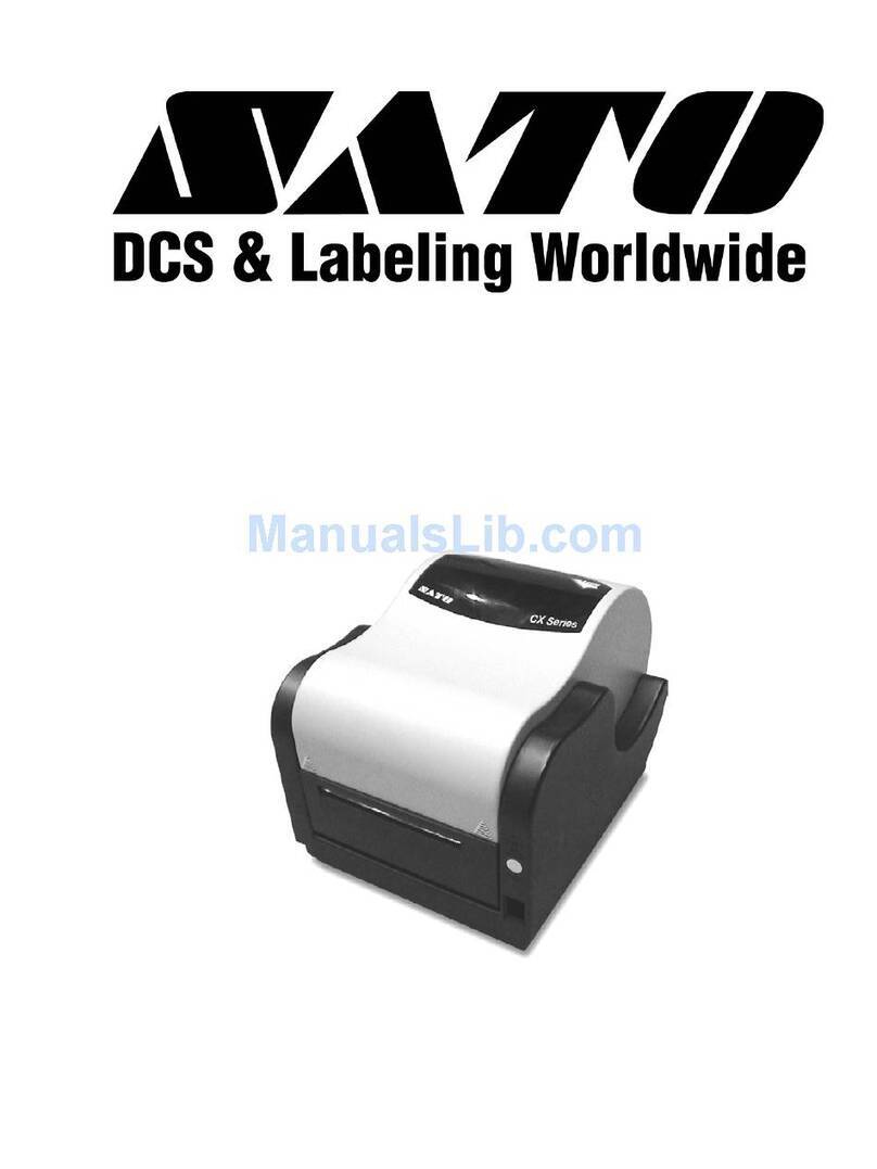 SATO CX400 User manual