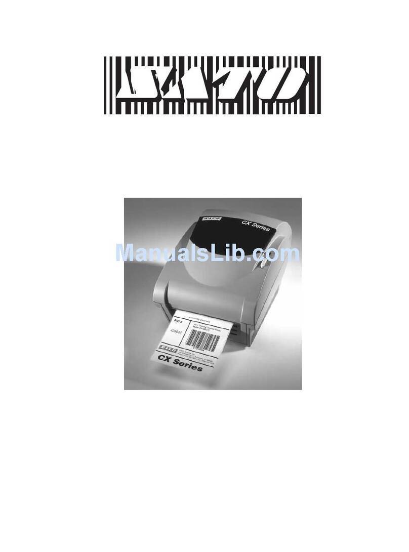 SATO CX208 User manual