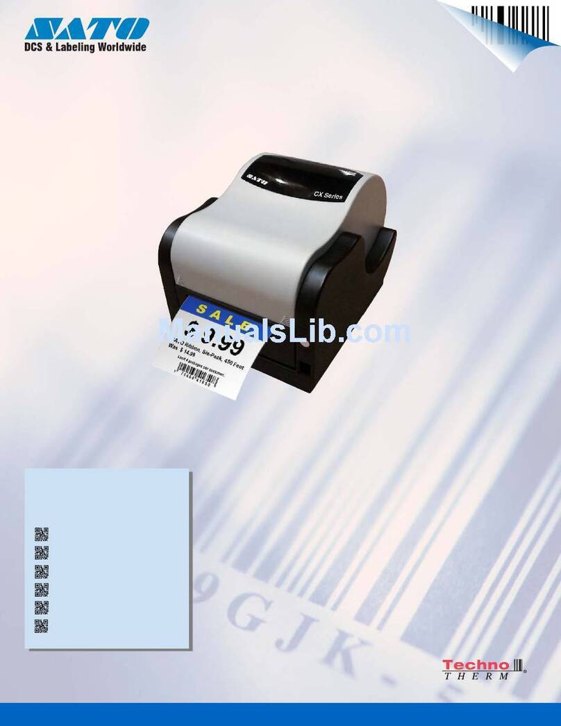 SATO CX400 User manual