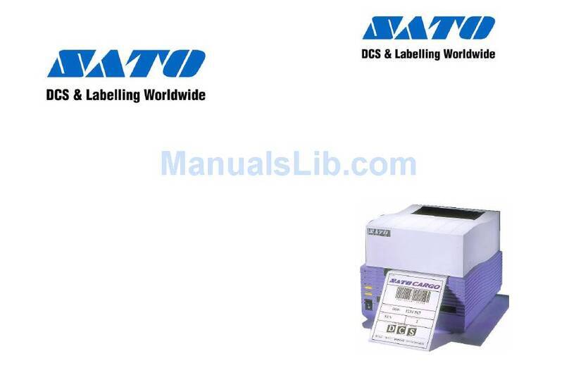 SATO CT 400 User manual