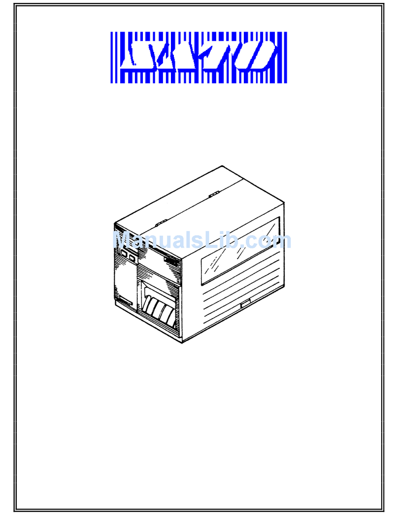 SATO CL-408 User manual SATO CL-408 User manual