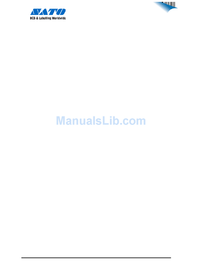 SATO CL408e User manual