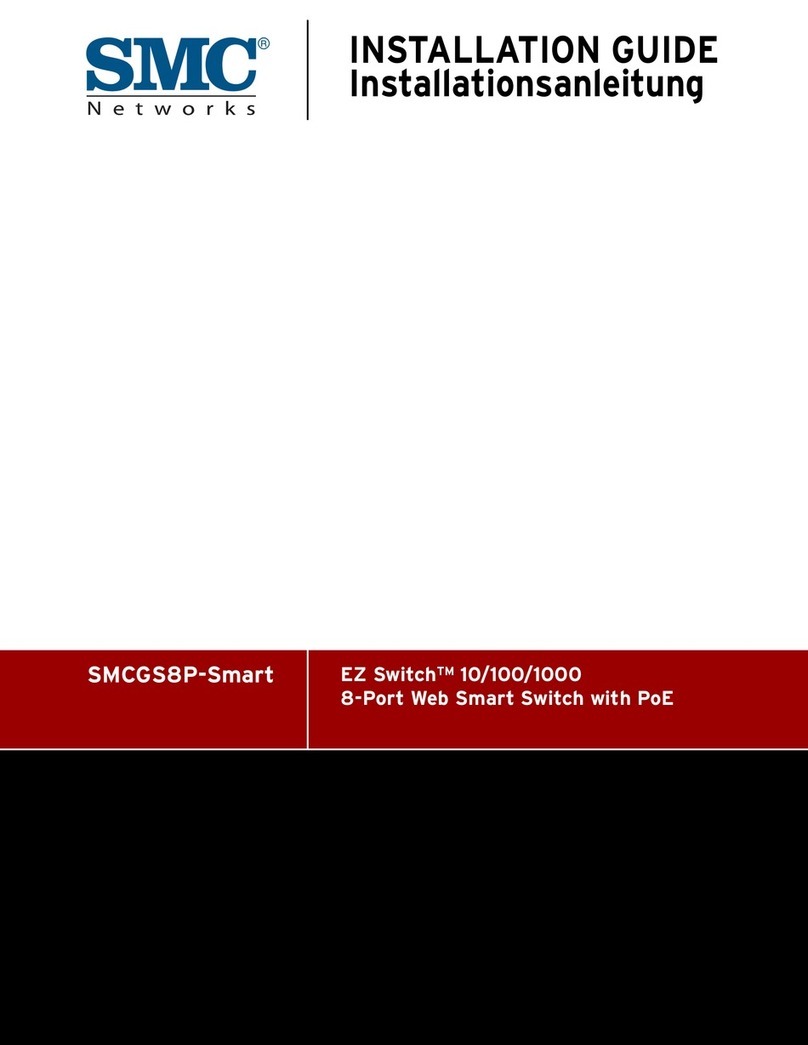 SMC Networks SMC EZ Switch 10/100/1000 SMCGS8P-Smart installation guide