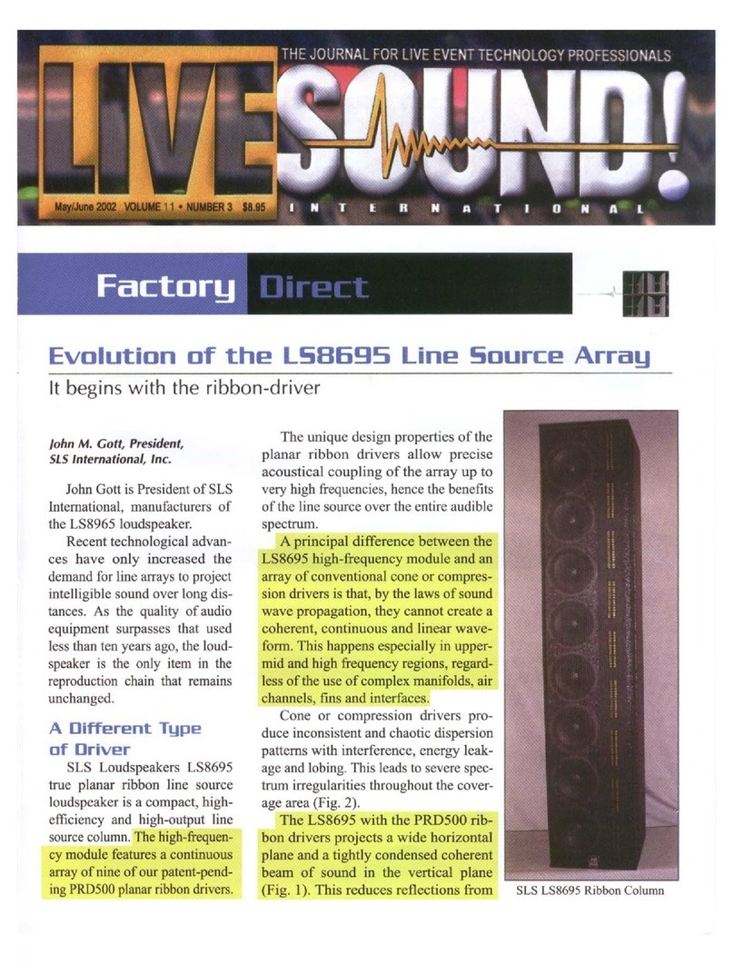 SLS Audio LS8695 brochure