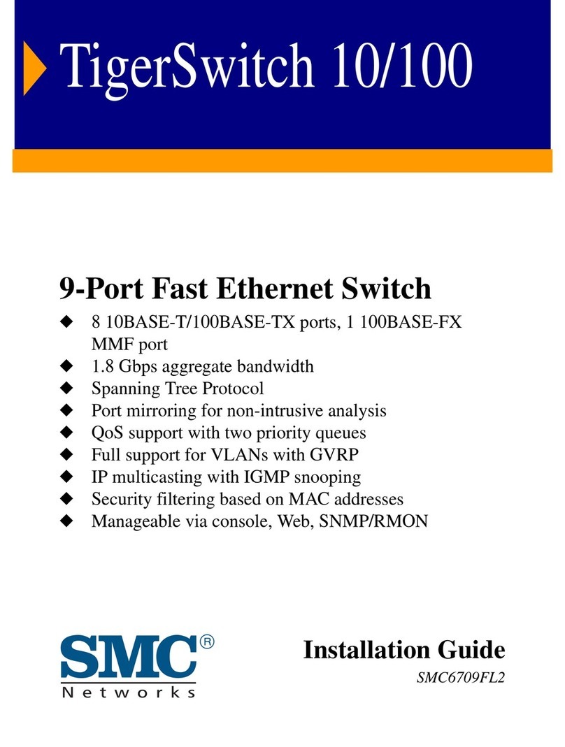 SMC Networks TigerSwitch SMC6709FL2 User manual