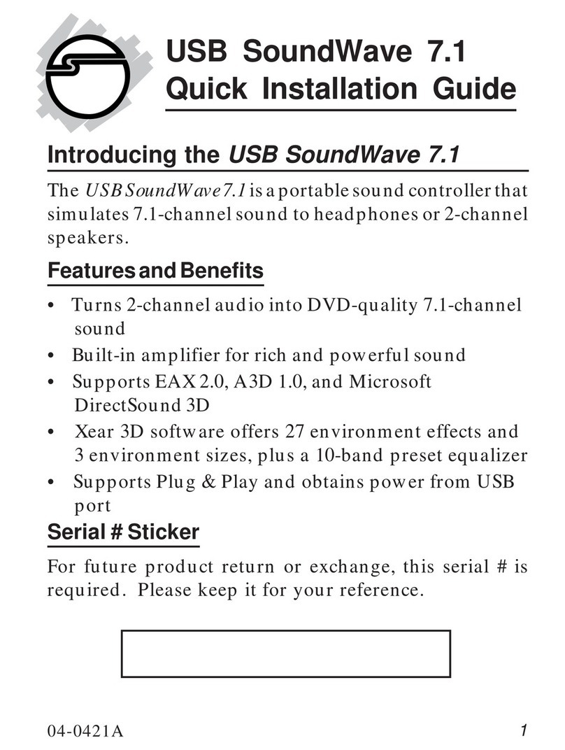 SIIG CE-S00012-S2 User manual