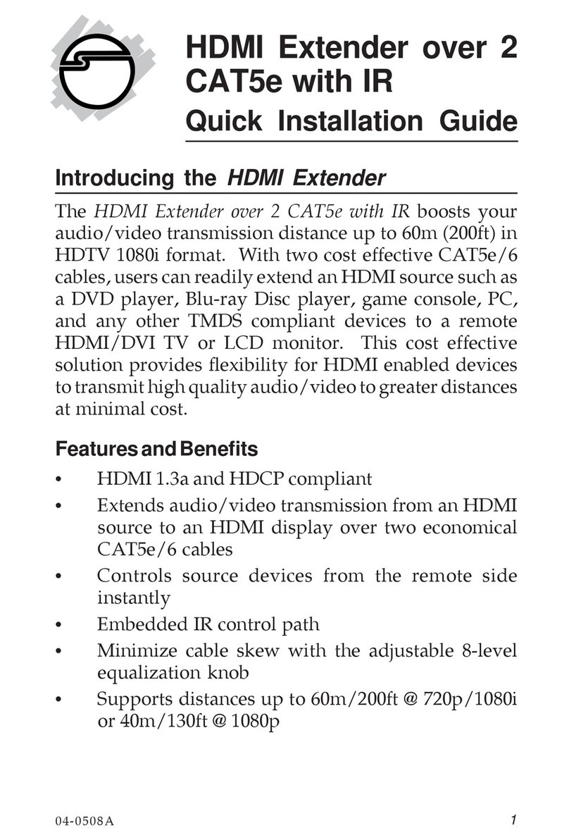 SIIG CE-HM0051-S1 Quick installation guide