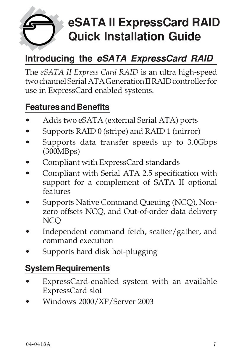 SIIG SC-SAE612-S1 User manual