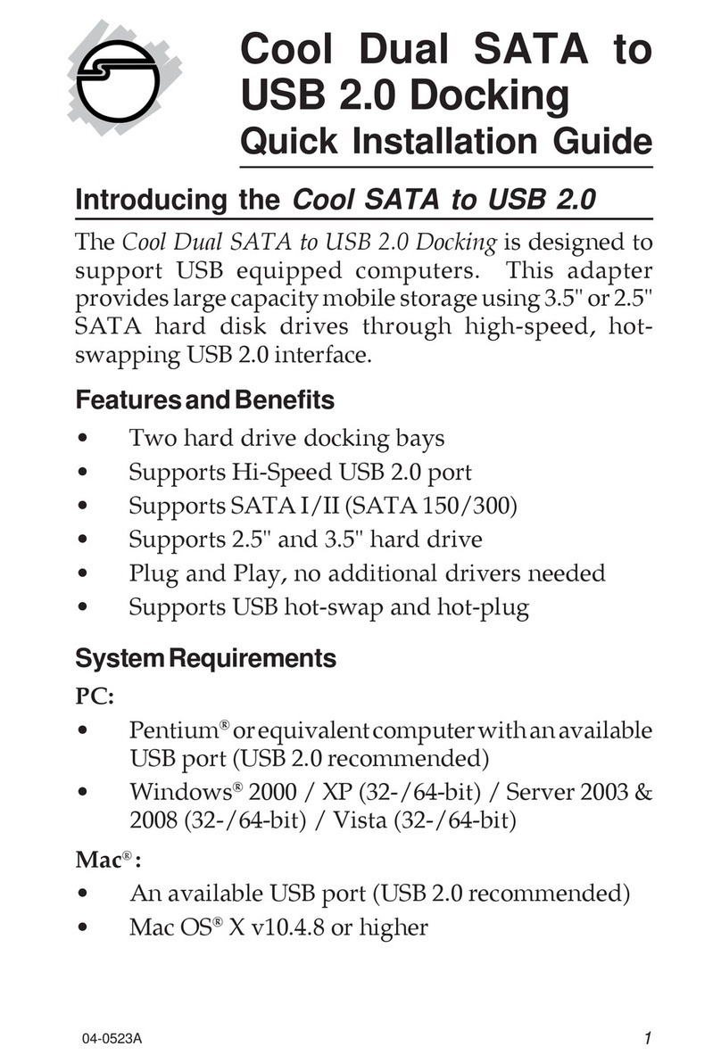 SIIG SC-SA0412-S1 User manual