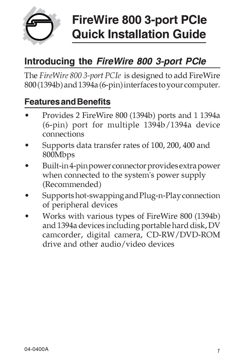 SIIG NN-E38012-S2 User manual
