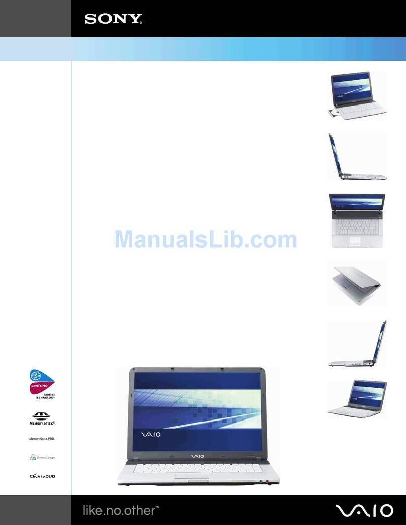 Sony VGN-FS8900 User manual