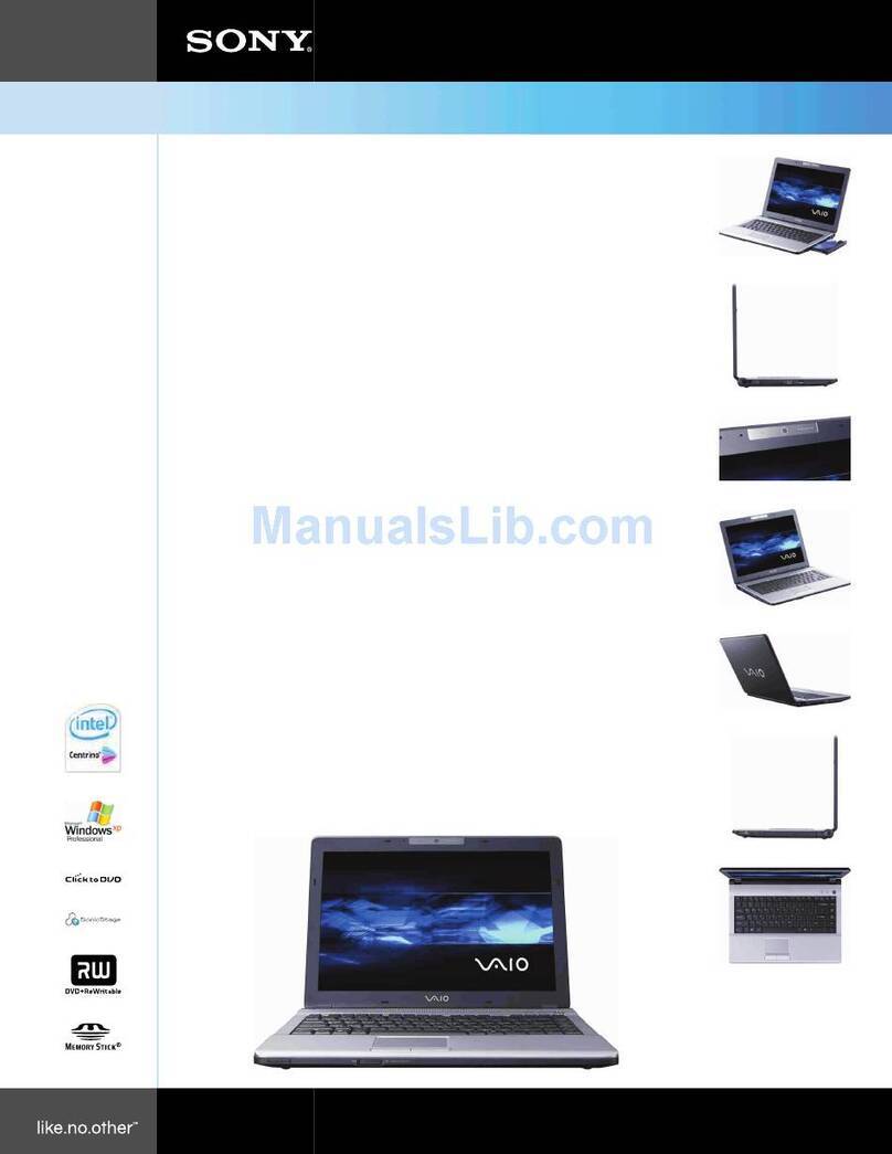 Sony VGN-FJ370P/BC Specifications