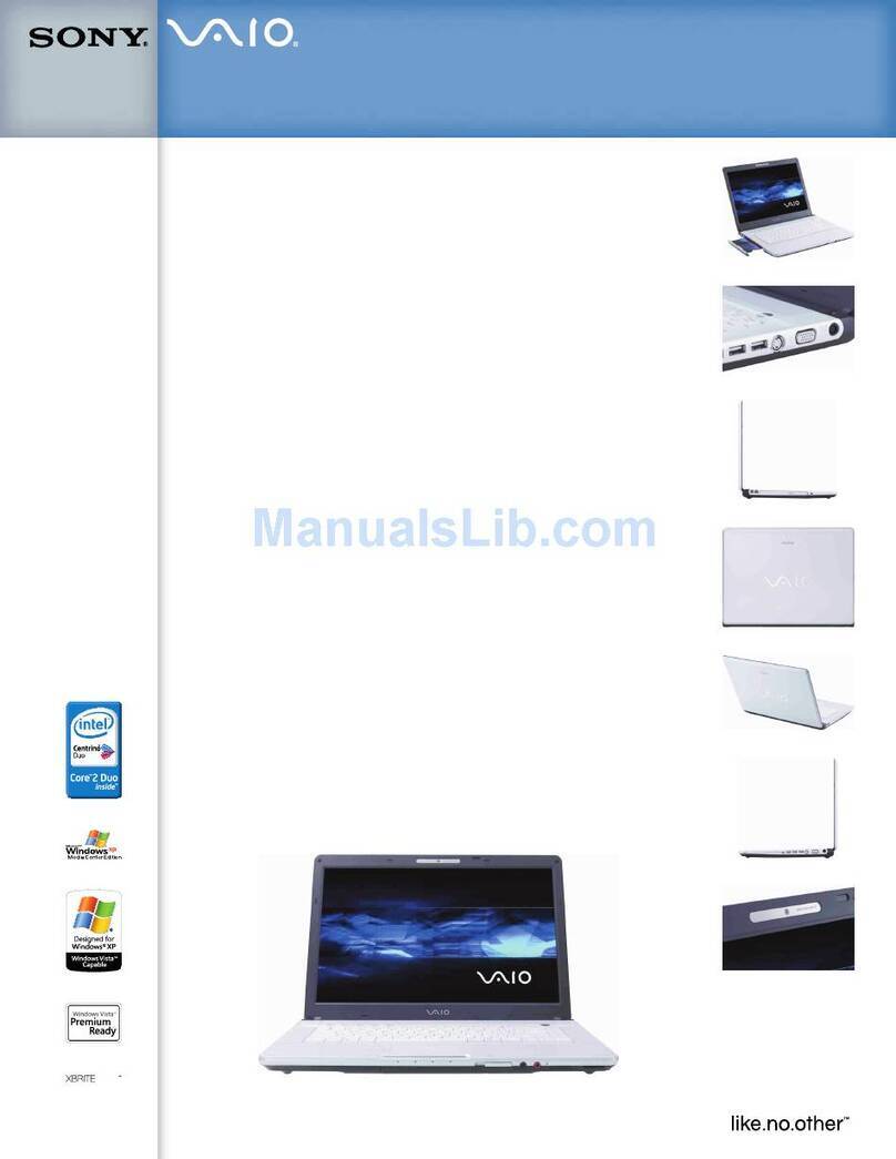 Sony VGN-FE790G/N Specifications
