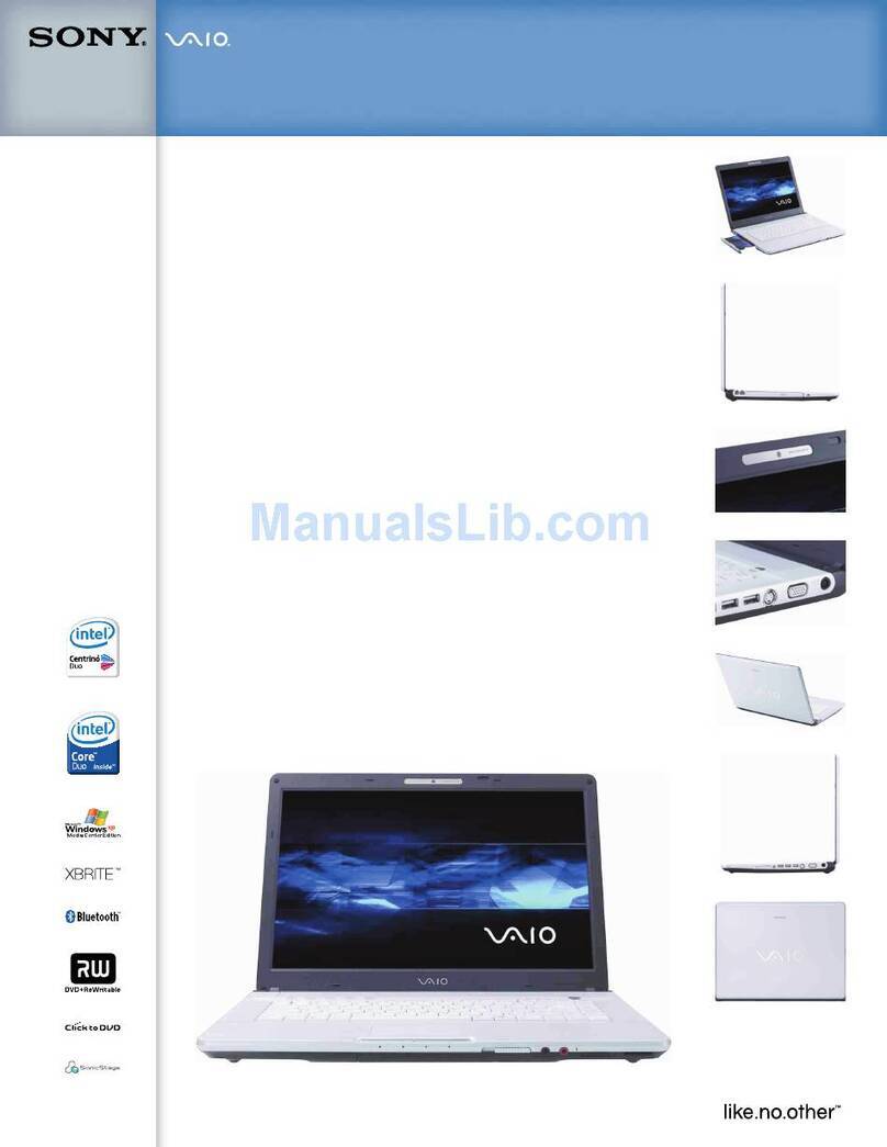 Sony VGN-FE690 Specifications