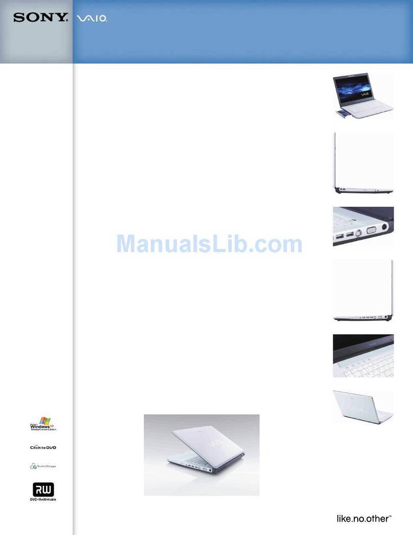 Sony VGN-FE660G User manual
