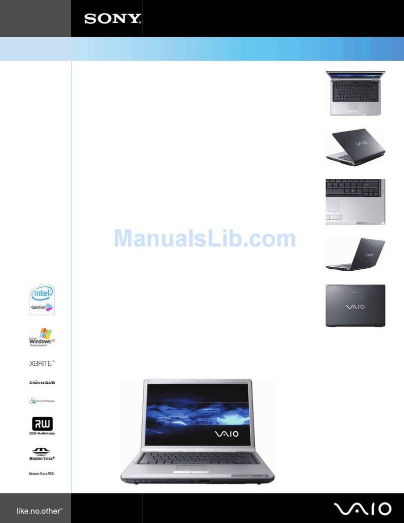 Sony VGN-S660P User manual
