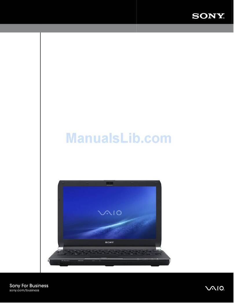 Sony VGN-TT290N User manual
