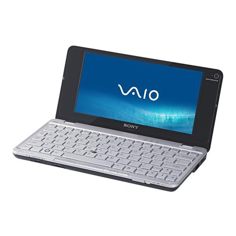 Sony VAIO VGN-P598E User manual