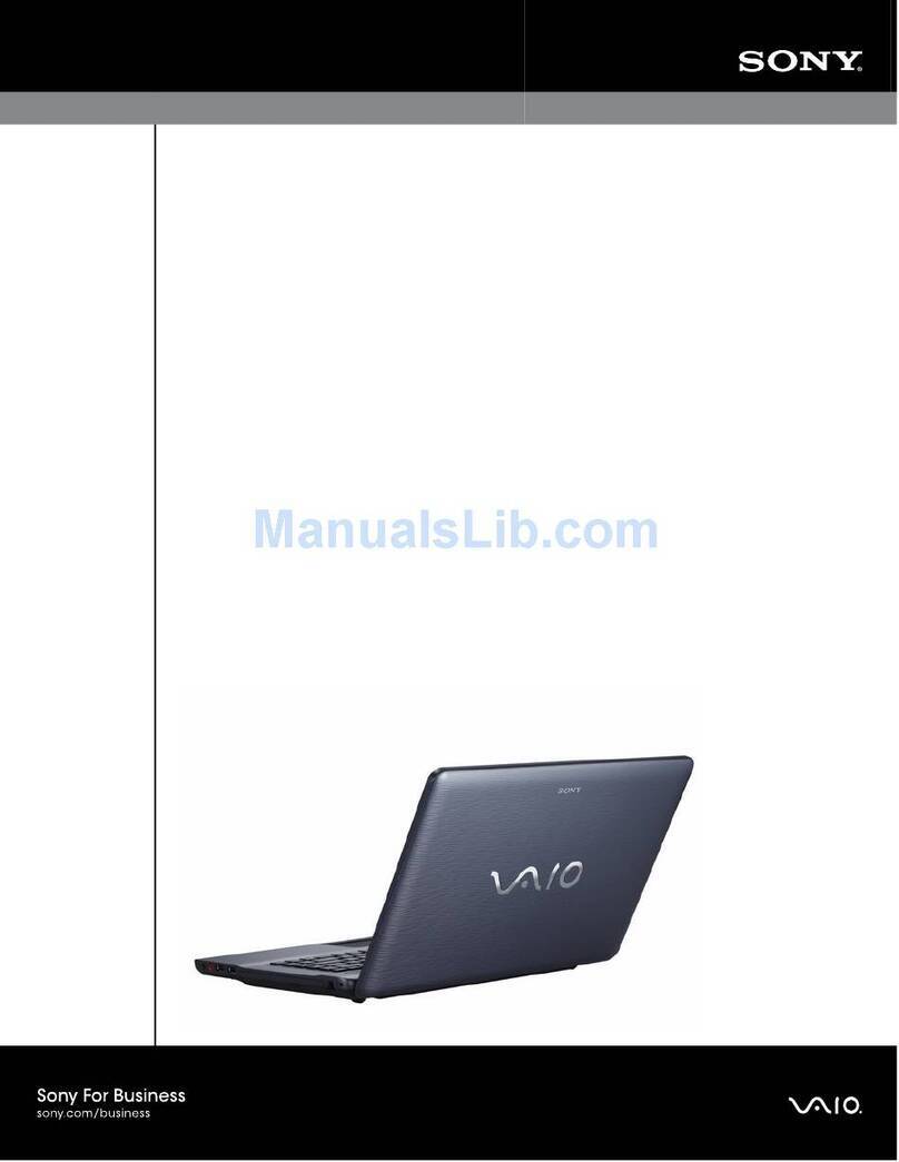 Sony VAIO VGN-NW360F User manual