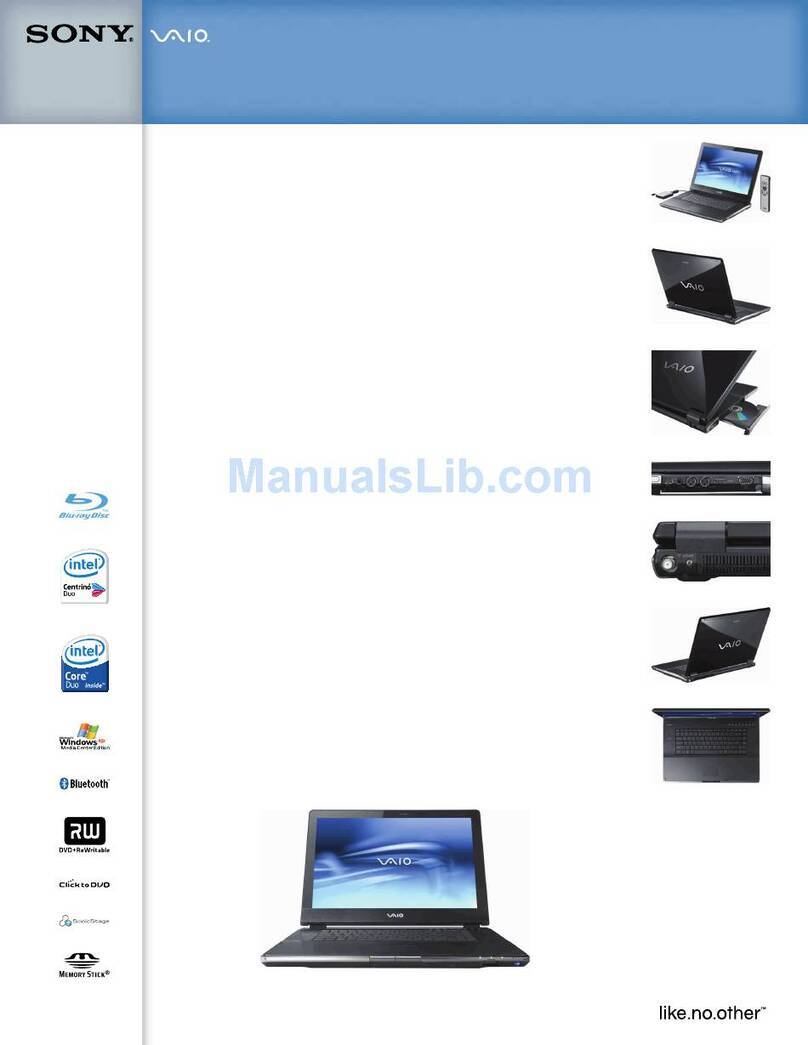 Sony VGN-AR190G User manual