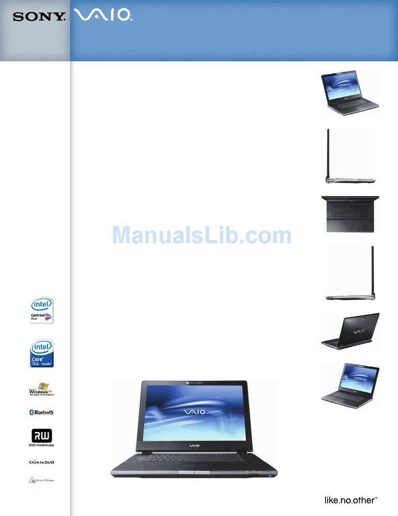 Sony VGN-AR170 Specifications