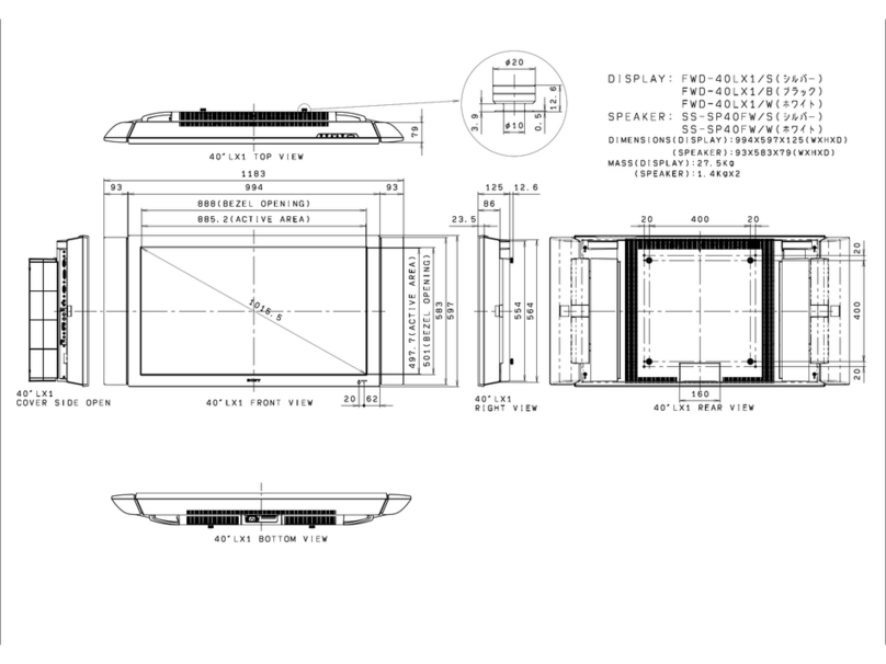 Sony SS-SP40FW User guide Sony SS-SP40FW User guide