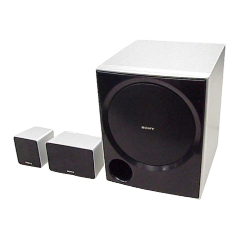 Sony SS-CNP700 User manual Sony SS-CNP700 User manual