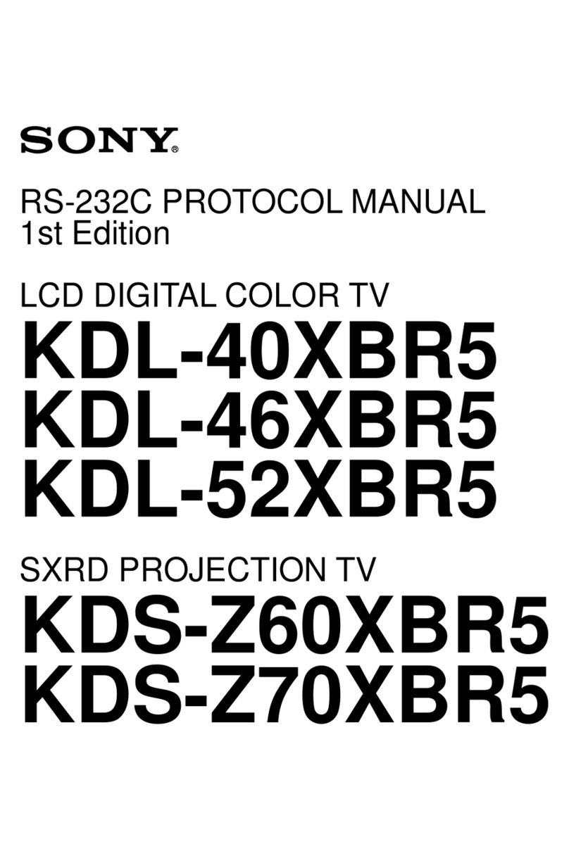 Sony BRAVIA KDL-40XBR5 User manual