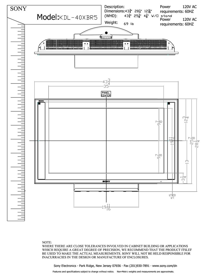 Sony BRAVIA KDL-40XBR5 Guide