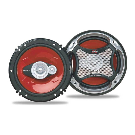 Sony XS-V1632 instructions