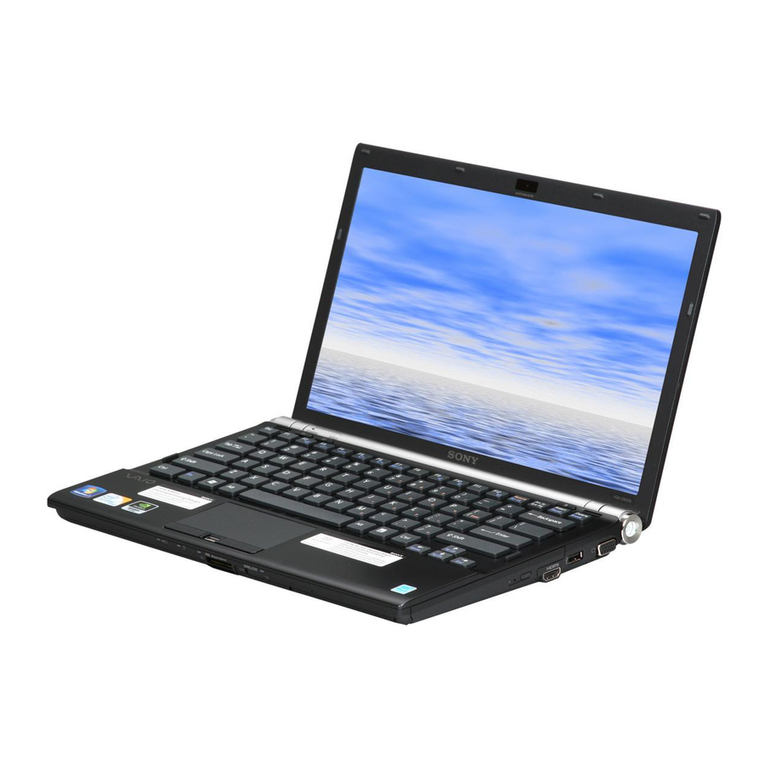 Sony VAIO VGN-Z820G Original instructions