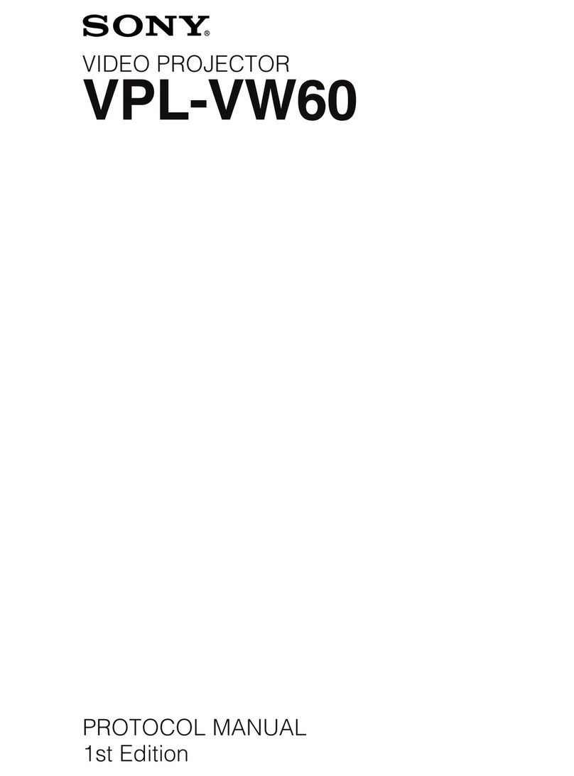 Sony BRAVIA VPL-VW60 Protocol manual