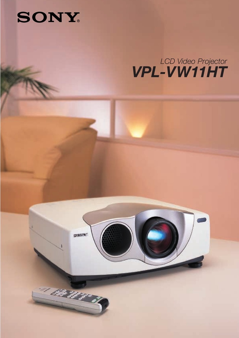 Sony VPL-VW11HT - Lcd Video Projector Brochure & specs