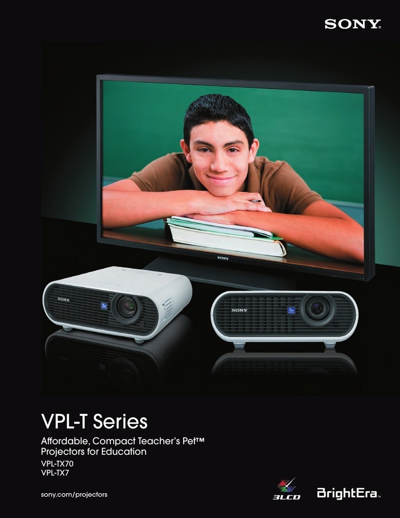 Sony VPL-TX7 User manual